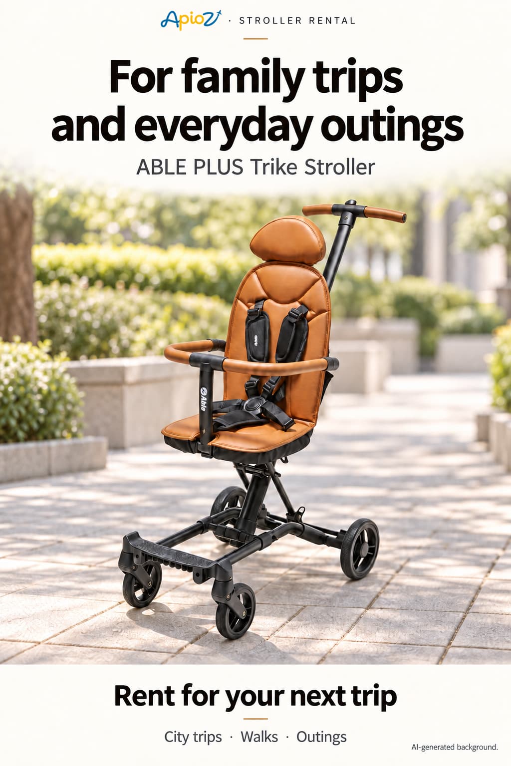 ABLE PLUS Trike Stroller rental information