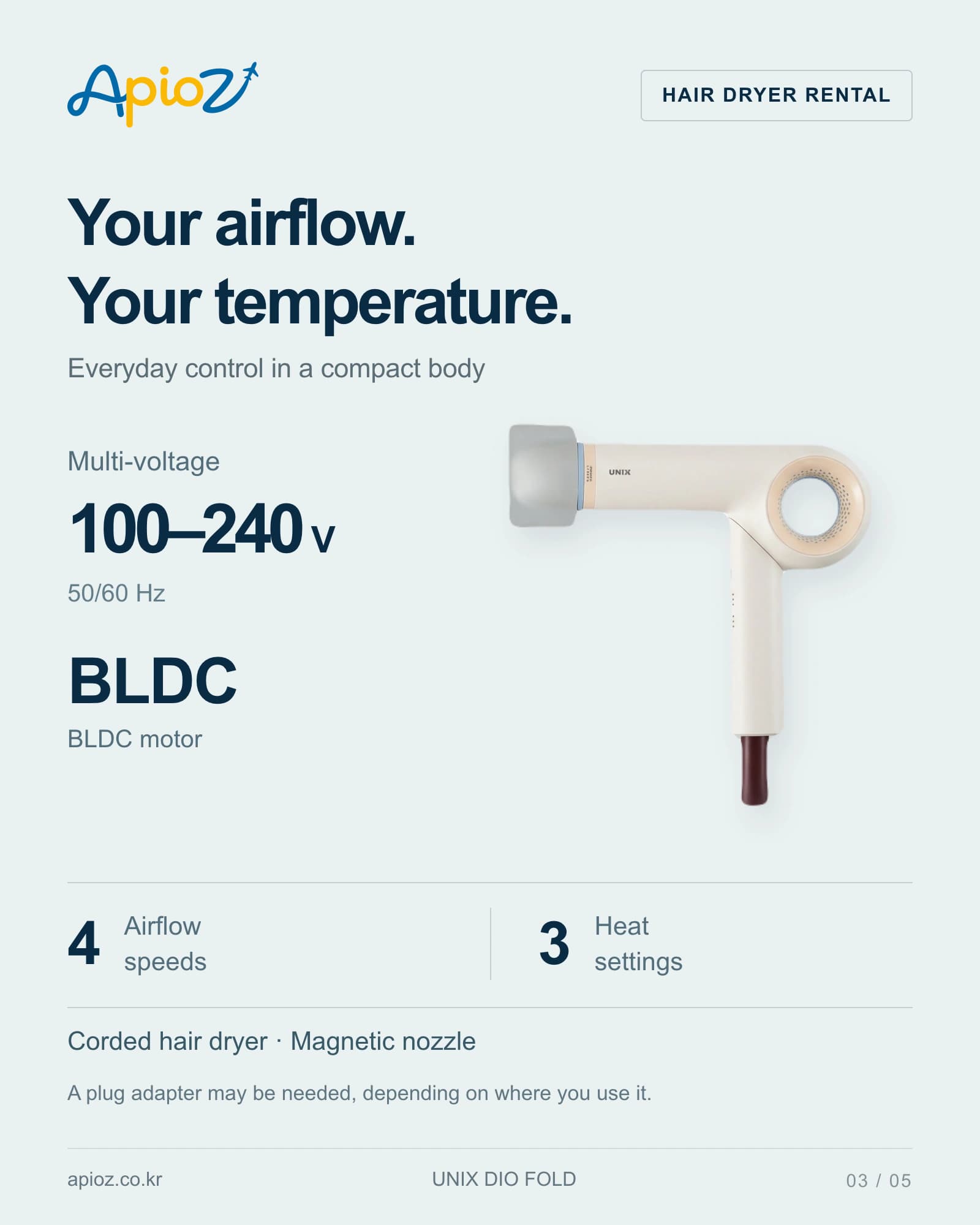 UNIX DIO Fold key features