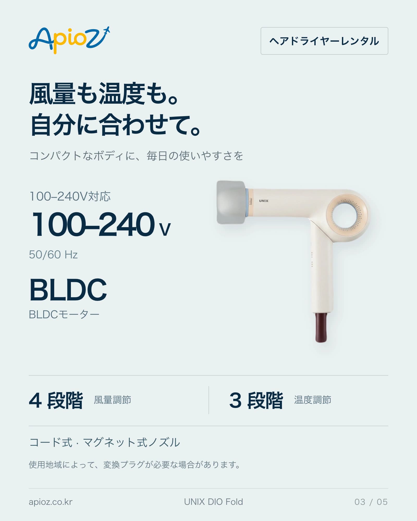 UNIX DIO Fold 主な機能