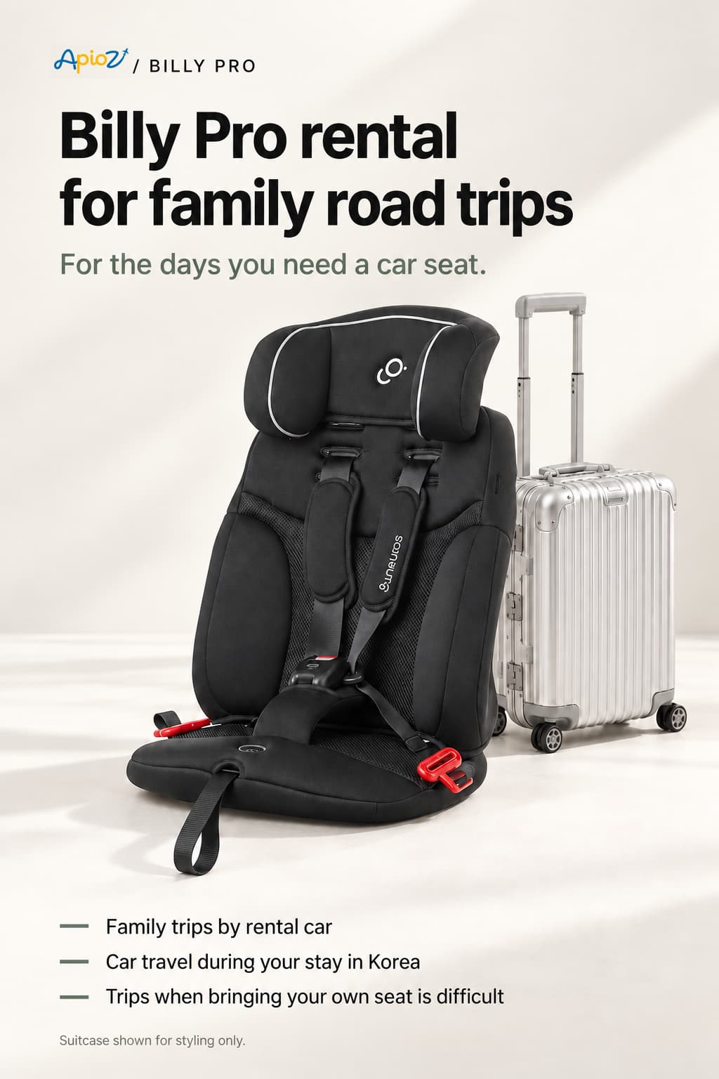 Billy Pro car seat rental guide