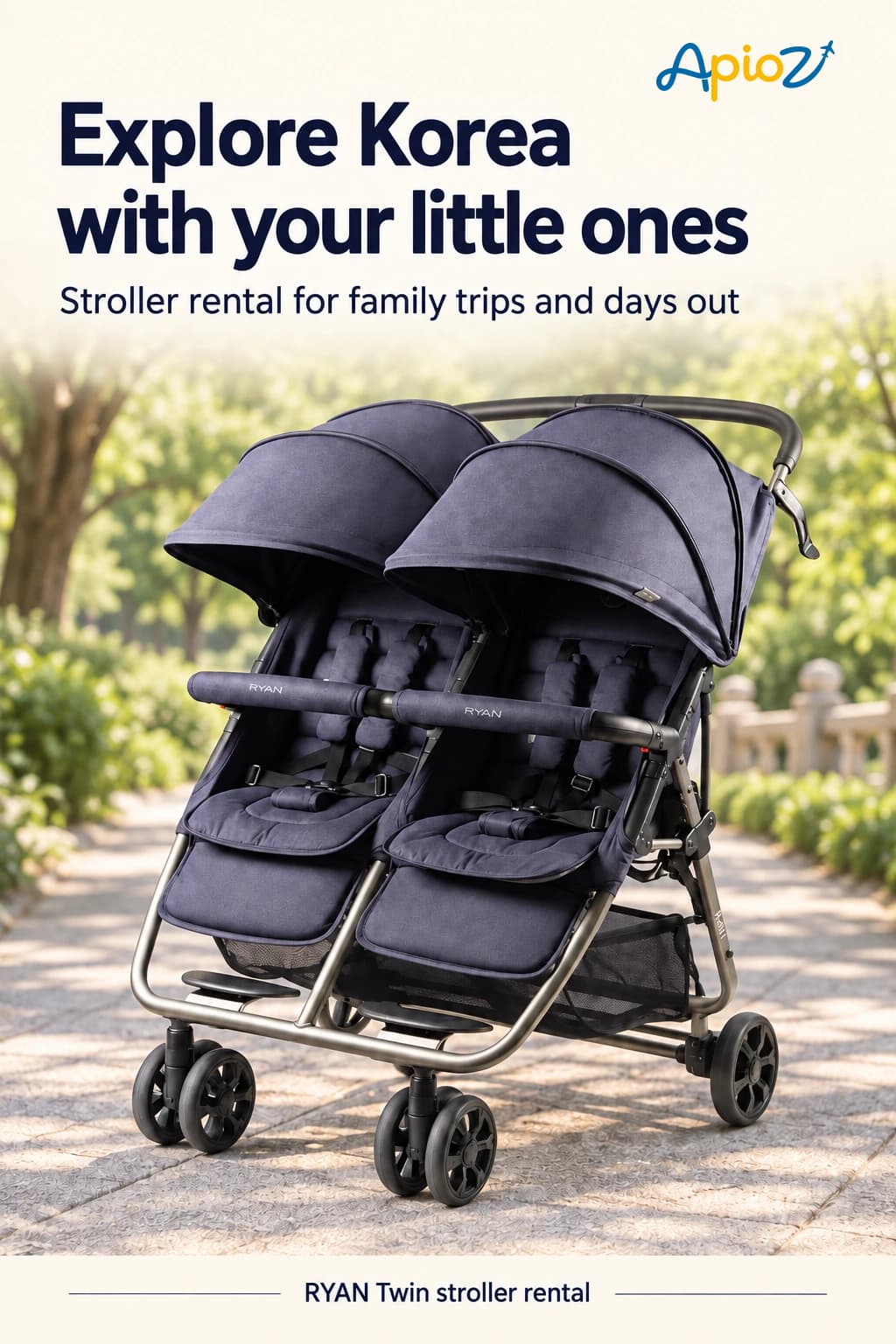 RYAN Twin portable stroller rental guide