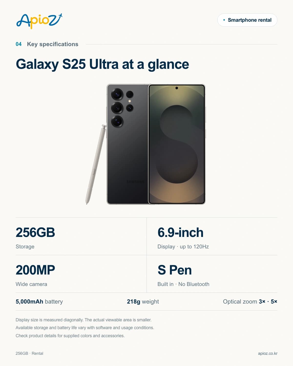 Samsung Galaxy S25 Ultra 256GB — s25-detail-3-en